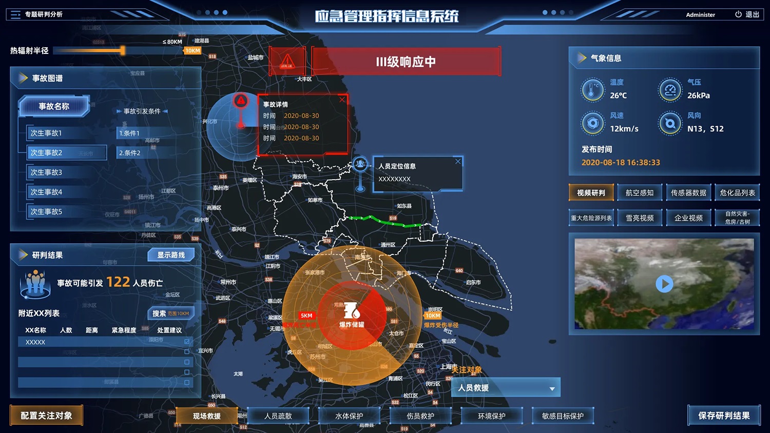 智慧城市應急系統(tǒng)控制中心 智慧城市應急管理系統(tǒng)